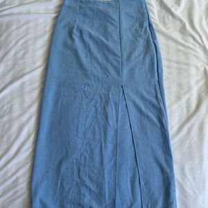 Ettika Light Blue Midi Skirt